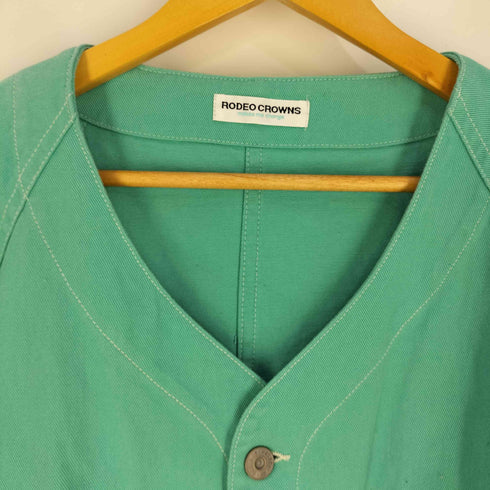 ロデオクラウンズ RODEO CROWNS ノーカラーカバーオール メンズ FREE